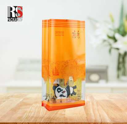 Maßgeschneiderter hochtransparenter Snack Süßigkeiten Quadrat Boden Tasche Oberfläche Exquisite Druck