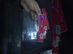 Anpassen Kopfhaut Plastiktüten mit selbstklebenden Siegel Schmuck Ohrringe Verpacken OPP-Tasche