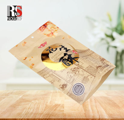 Custom Design gedruckte Verpackungstüten Aluminiumfolie Reißverschluss Matte Verbundtaschen Stehbeutel